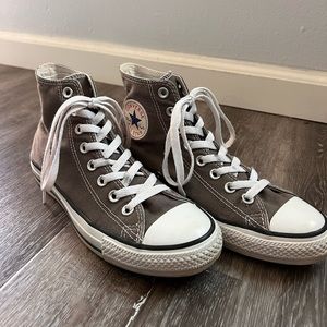 Grey High Top Converse